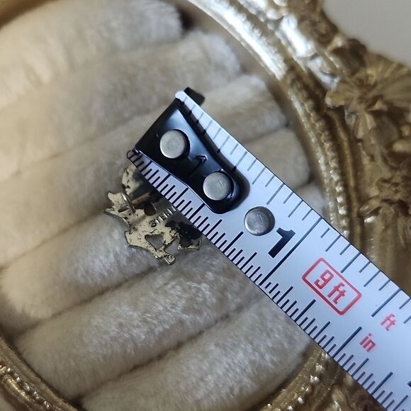 Sterling Silver Military Pin Brooch - Picture 4 of 4